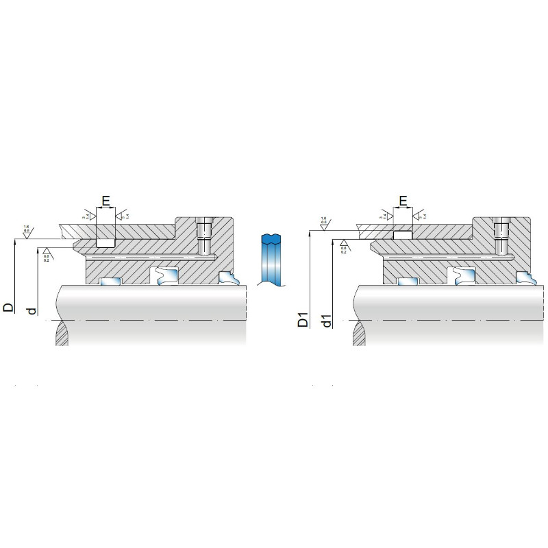 Static seal SSA 65X60.4X4 C0